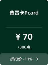 普雷卡Pcard-300点